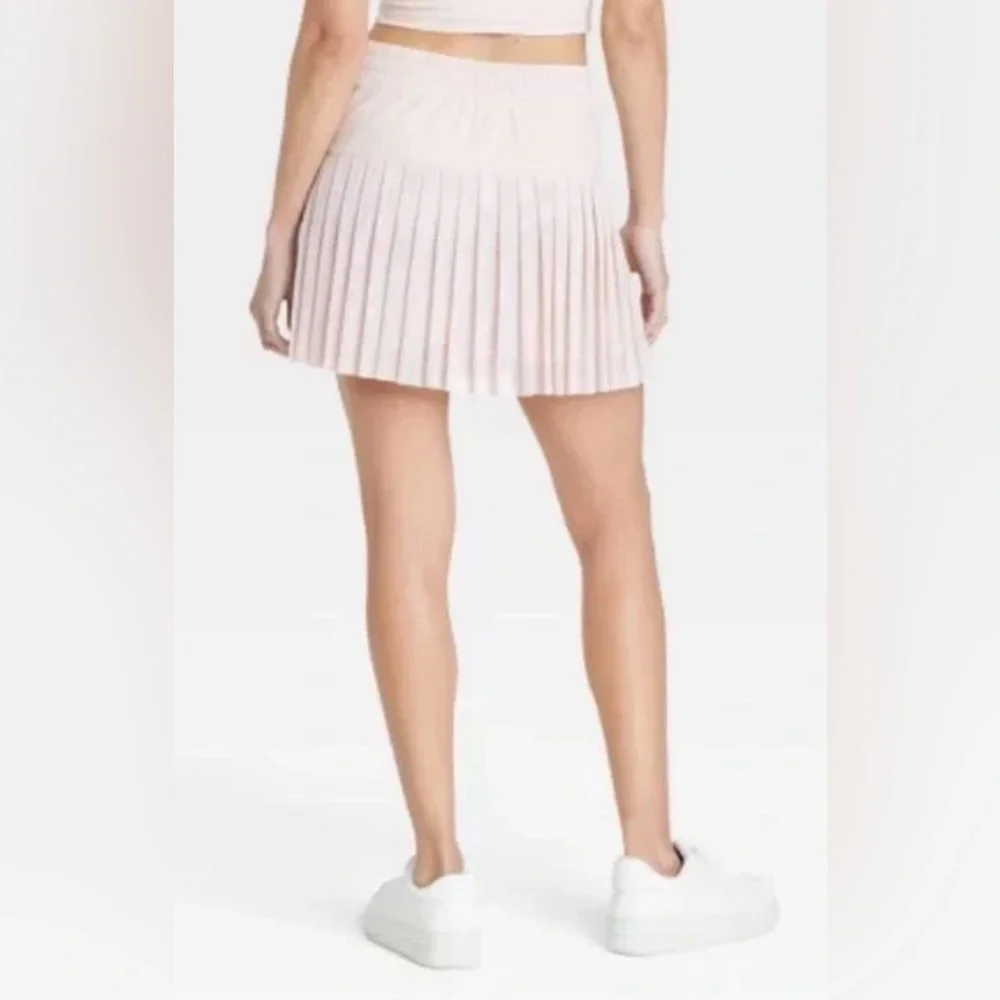 JoyLab Neutral Beige High-Rise Active Skirt Skort with Shorts - Tenniscore 🎾 - Picture 5 of 6